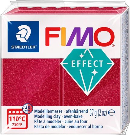 Fimo Effect (57g) - Ruby-Quarz Transparent / Pearl