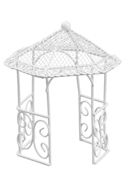 Pavillon ca. 14 cm, weiss