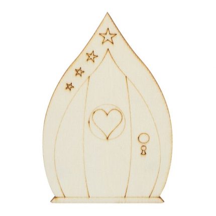 Holztür VI 6,4 x 10 x 0,3 cm natur