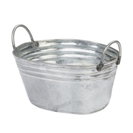 Metall-Wanne 5,1 x 3,9 x 3,2 cm silber