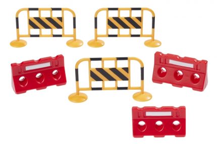 Absperrungsset 5,5 x 3 cm 6 teilig