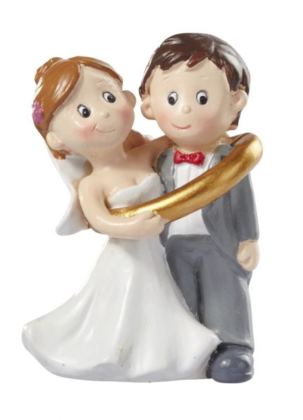 CREApop® Hochzeitspaar im Ring, 5 cm