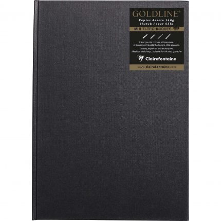 Sketch Book A4 Hoch geleimt weiss