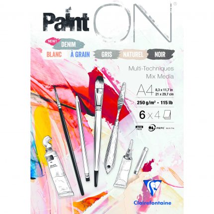 Paint On Mix Media 6x4 250g A4
