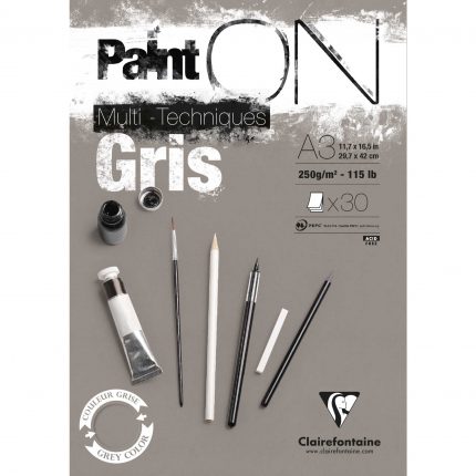 Paint´On gris A3 250g 30 Blatt