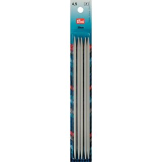 Strumpfstricknadeln ALU  533 grau 20 cm 4,50 mm