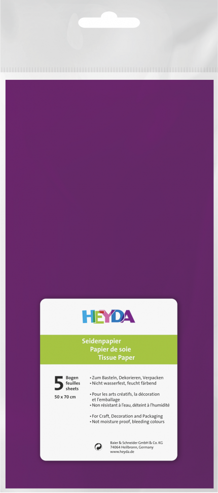 Seidenpapier (50x70/ 5St.) - Violett