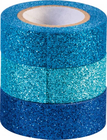 (SET) Glitter Tape - Blau