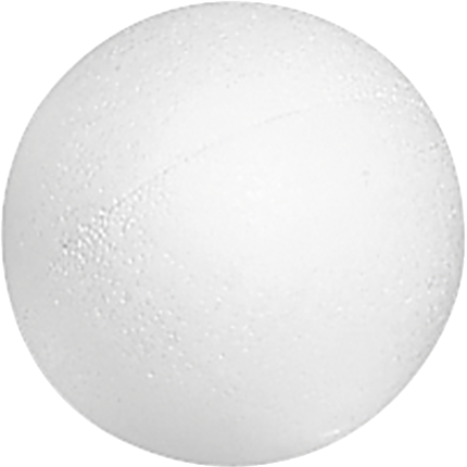 (SET) Styroporkugel (5cm) - Weiss