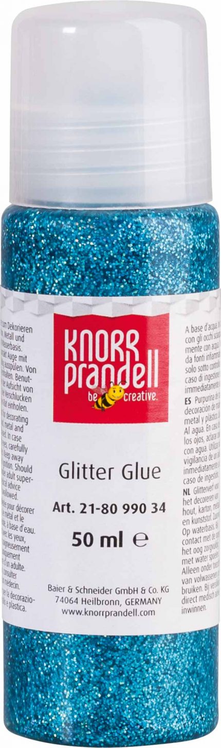 Glitter Glue (50ml) - Himmelblau