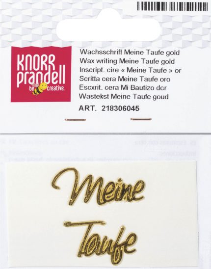 Wachsschrift (Meine Taufe) - Gold