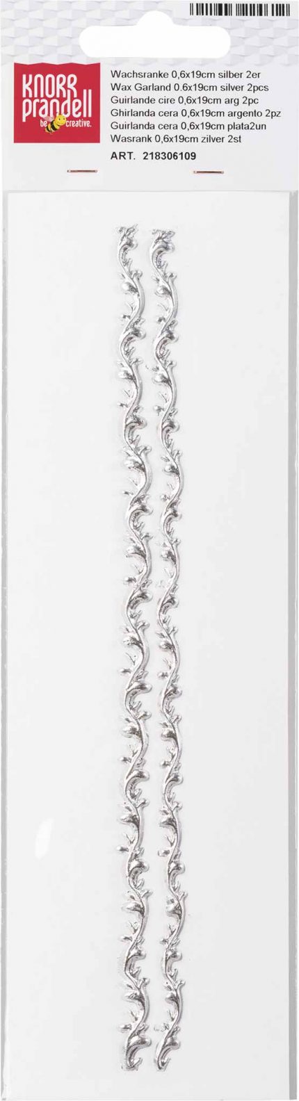 Wachsranke (0,6x19) - Silber