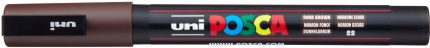 Posca Marker (0.9-1.3mm) - Dunkelbraun