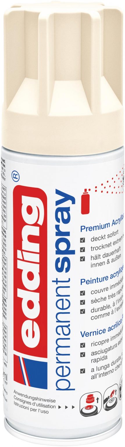 Edding Spray - Hellelfenbein