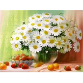 Diamond Painting 40x30cm Margeritenstrauß