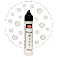 Perlen Pen 28ml, Eisweiß