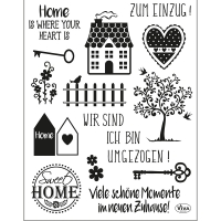 Silikon Stempel (14x18) - Sweet Home