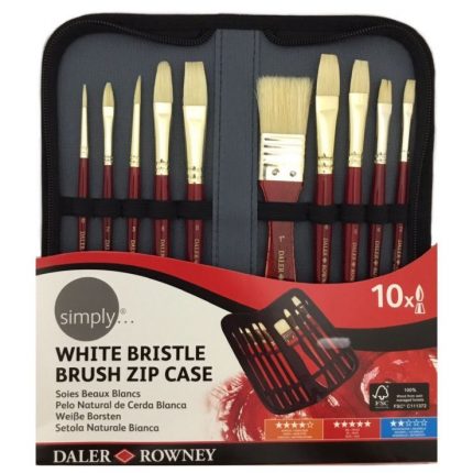 Borstenpinsel Set 10 St. Zip Case
