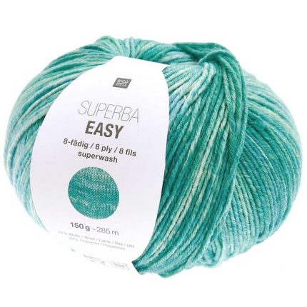 Superba Easy 8-fädig Aqua 150g