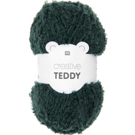 Rico Design Creative Teddy Strickgarn Petrol, 100 g