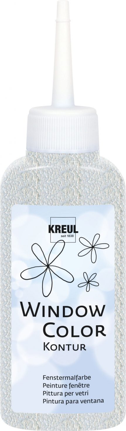 KREUL Window Color Konturenfarbe  Farblos transparent 80 ml