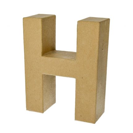 Pappbuchstabe (17,5cm) - H
