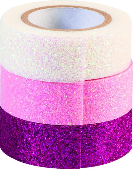 (SET) Glitter Tape - Pink