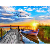 Diamond Painting 50x40cm Sonnenuntergang