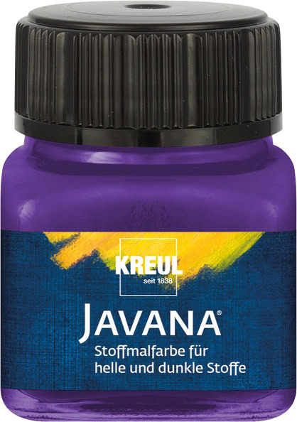 Stoffmalfarbe für helle und dunkle Stoffe Violett Gl. 20ml