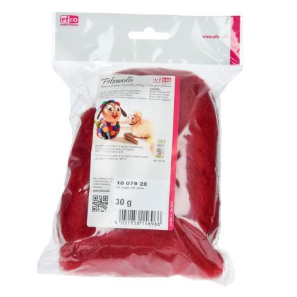 Filzwolle (30g) - Rot