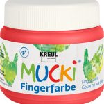 MUCKI Fingerfarbe Rot 150 ml