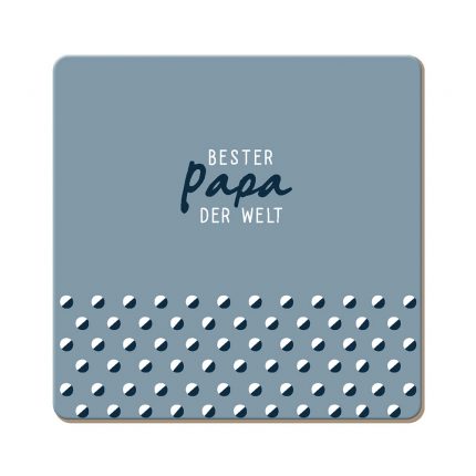 Korkuntersetzer | Bester Papa der Welt