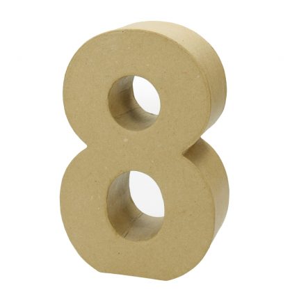 Pappzahl (17,5cm) - 8