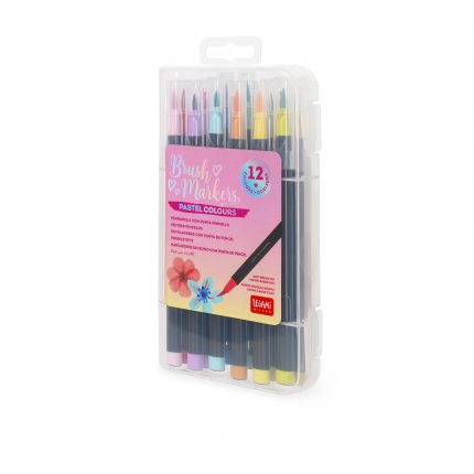 Legami Set mit 12 Filzstiften mit Pinselspitzes