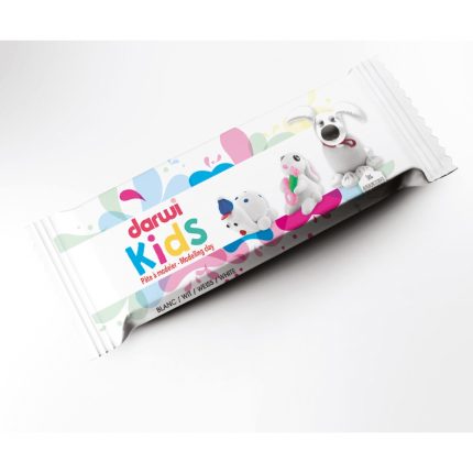 Darwi Modelliermasse Kids, Weiß - 1 kg weich