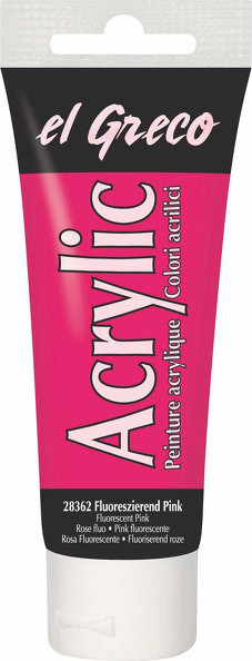 El Greco Acrylfarbe (75ml) - Neon Pink