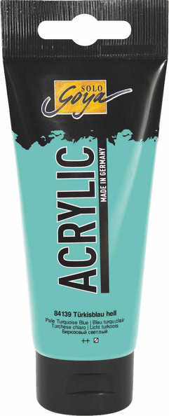 Solo Goya Acrylfarbe (100ml) - Türkisblau hell