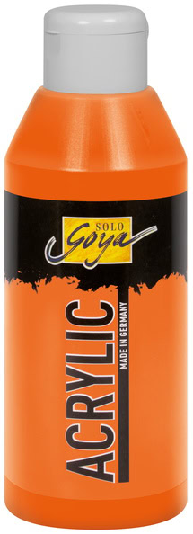 Solo Goya Acrylfarbe (250ml) - Echtorange
