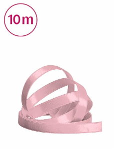 Satinband (10mmx10m) -  Altrosa/ dunkel