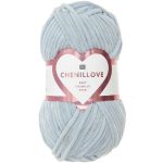 Chenillove 100g hellblau