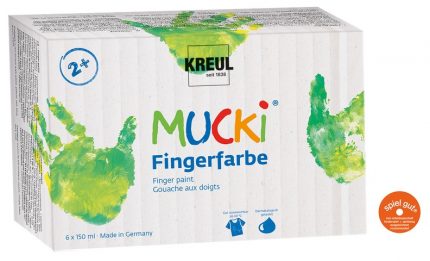 MUCKI Fingerfarben (6x150ml)