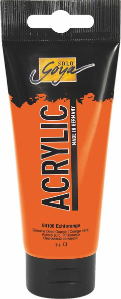 Solo Goya Acrylfarbe (100ml) - Echtorange