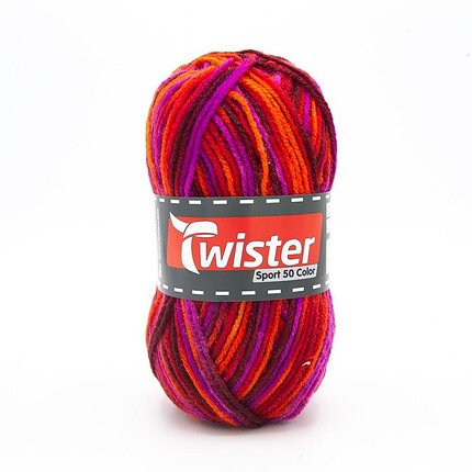 Twister Color 50g rot mix