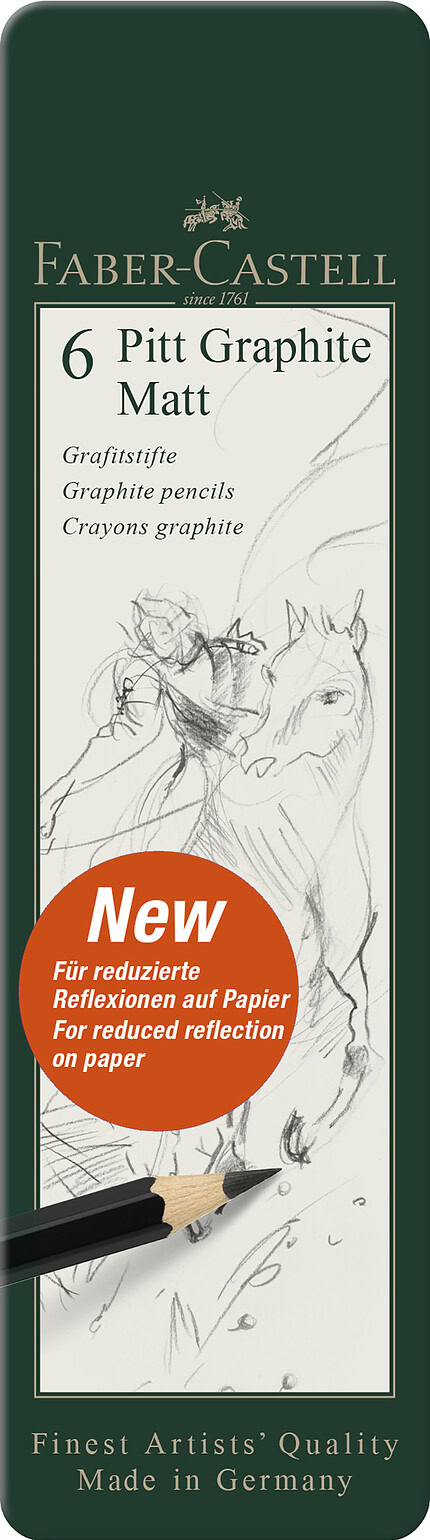 Pitt Graphite Matt 6 Bleistifte