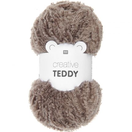Rico Design Creative Teddy Strickgarn Braun, 100 g