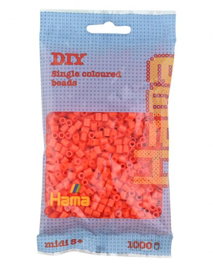Hama Midi Bügelperlen Orange, 1000 Stück