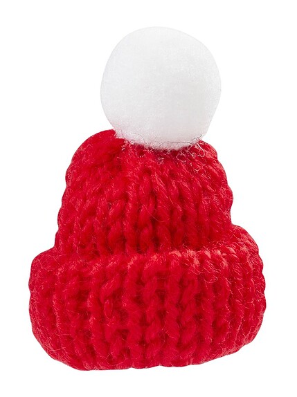 HobbyFun Mini Strick Mütze 2 Stück, Rot
