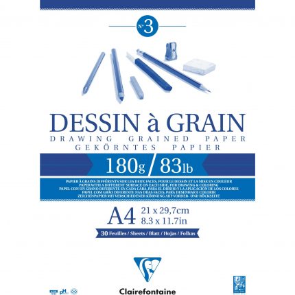 Dessin à Grain A4 180g 30 Blatt