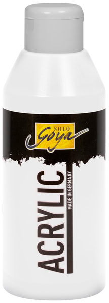 Solo Goya Acrylfarbe (250ml) - Weiß