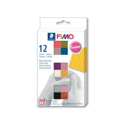 Fimo Soft Fashion 12 Farben